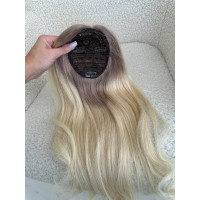 Top Lace Ombre Saten Natural/ Blond Foarte Deschis